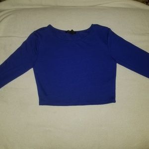 Forever 21 Long sleeve crop top
